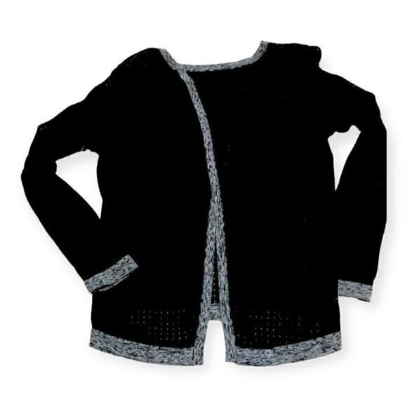 Rag & Bone Ariana Perforated Split-Back sweater, size XXS - Picture 3 of 12